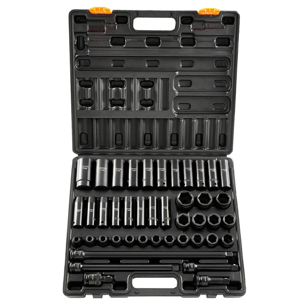 Vevor 90-piece 3/8-inch drive impact socket set in SAE and metric